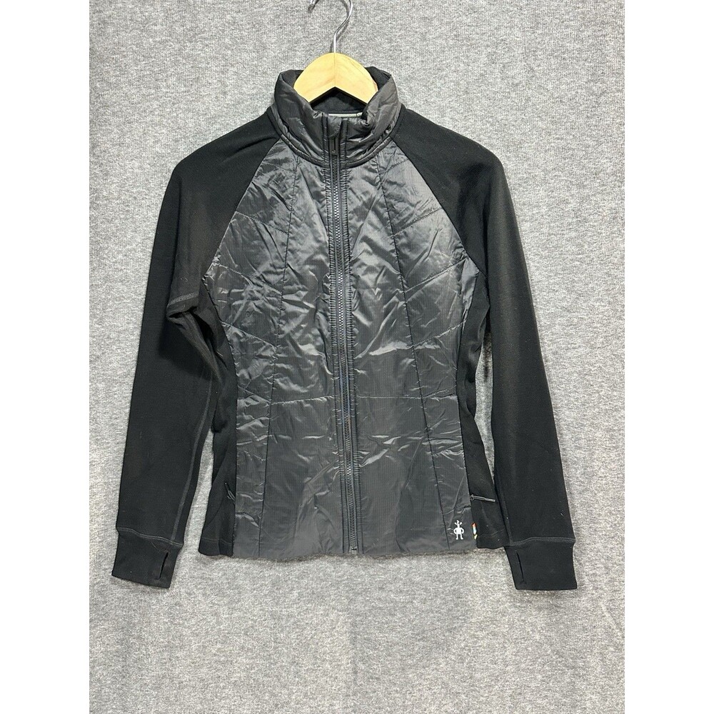 Smartwool Smartloft Hybrid Jacket Black Merino Wool Full Zip Women Size: S
